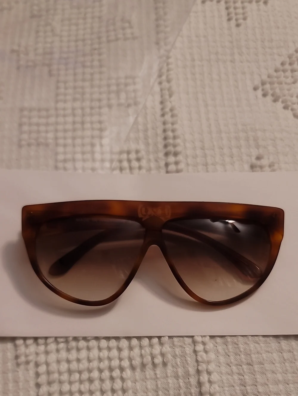 Vintage Laura Biagiotti Oversized 1980s Tortoise Shell Sunglasses With Bow